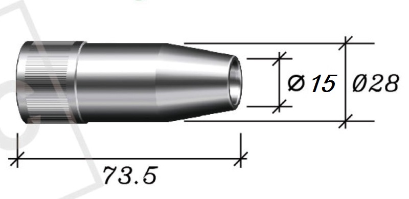 BU-02102 сварочное сопло ARCTEC
