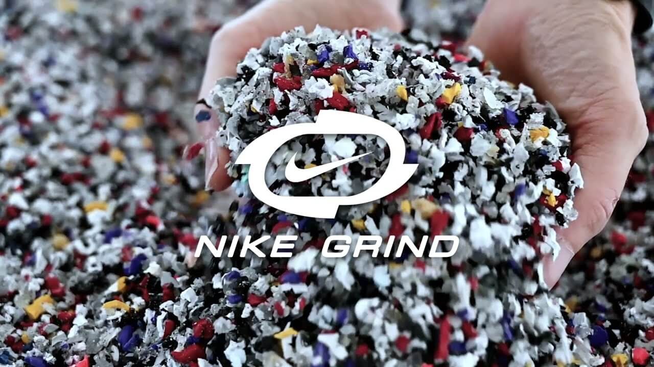 Переработанные материалы Nike Grind Переработанные материалы Nike Grind