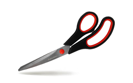 Удлиненные канцелярские ножницы