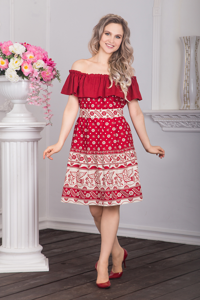 Модное платье в русском народном стиле: описание и фото