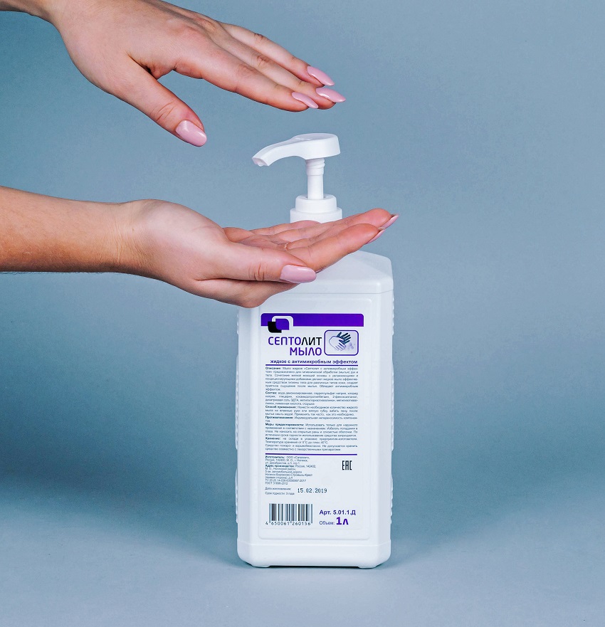 Как правильно мыть руки жидким мылом