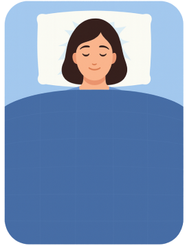 Тело успокаивается и расслабляется