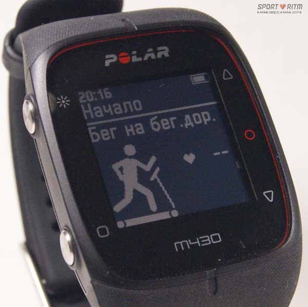 Бег в часах Polar M430