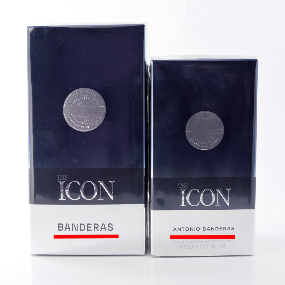 Старый и новый дизайн  коллекции Banderas