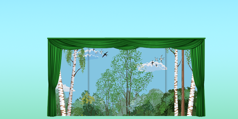 Занавесы в музыкальный зал 