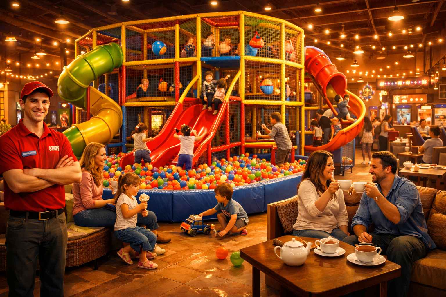 Успешно работающее детское развлекательное пространство