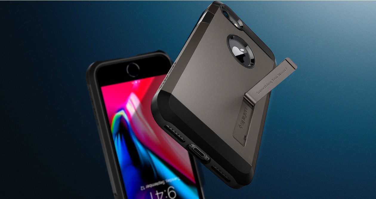 Противоударная накладка Case Tough Armor Sgp Spigen для iPhone 8.