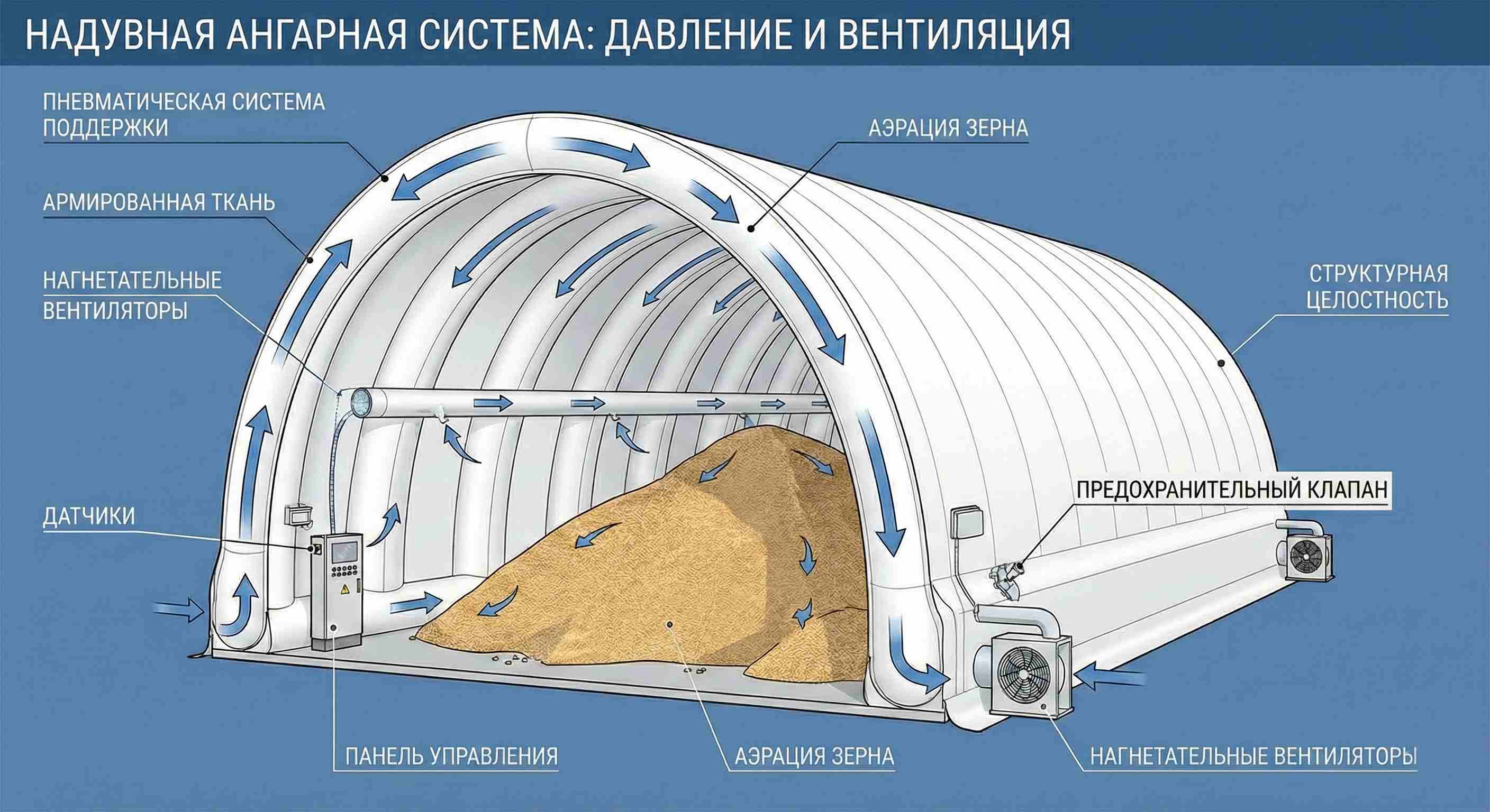Устройство пневмоангара