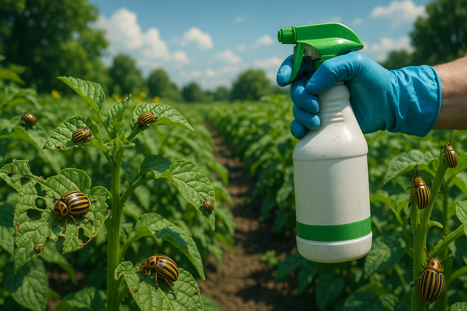 Средства защиты от колорадского жука для картофеля