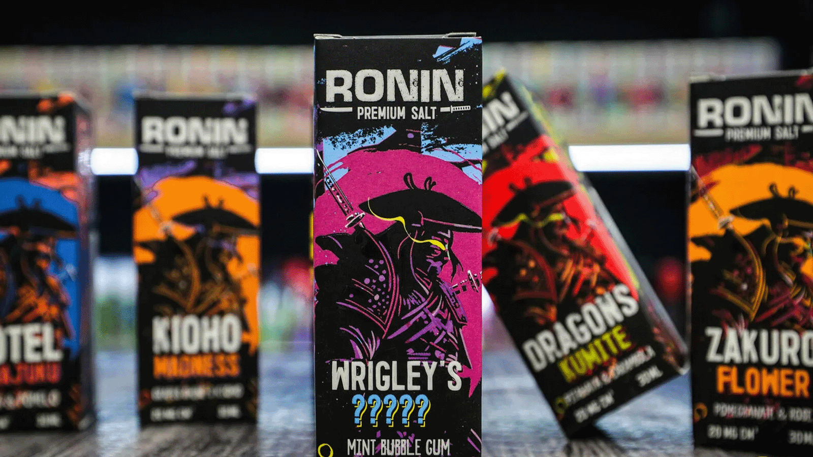 Оригинальная продукция RONIN - популярные серии Premium Salt, Radioactive, B.A.D.