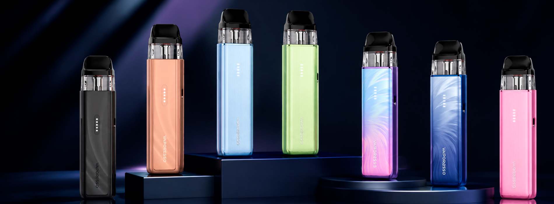 Цветовая палитра Vaporesso XROS 6 Mini из базовых и ярких оттенков Цветовая палитра Vaporesso XROS 6 Mini из базовых и ярких оттенков
