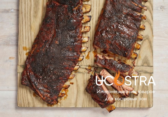 Говяжьи рёбра на гриле (low & slow)