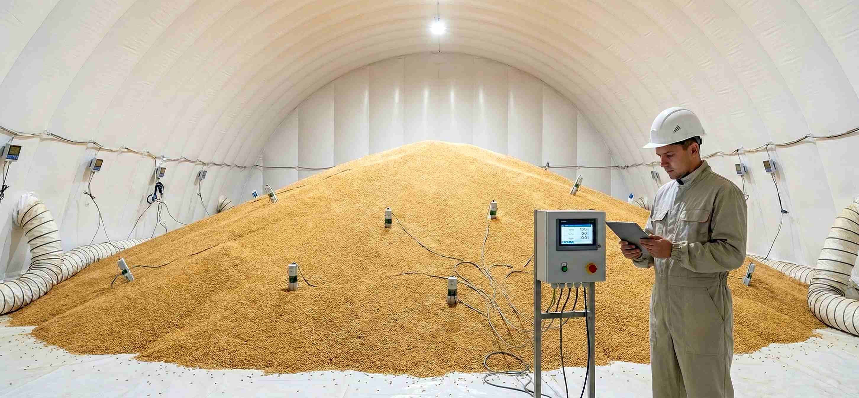 Условия хранения в пневмоангаре