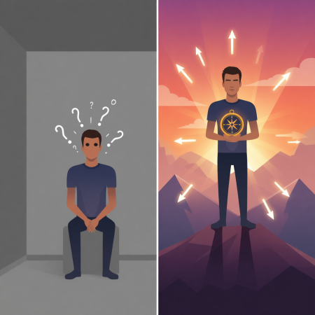 <img src="meaning-compass-discovery.png" alt="От потери смысла к открытию Сверхцели и ясности направления">