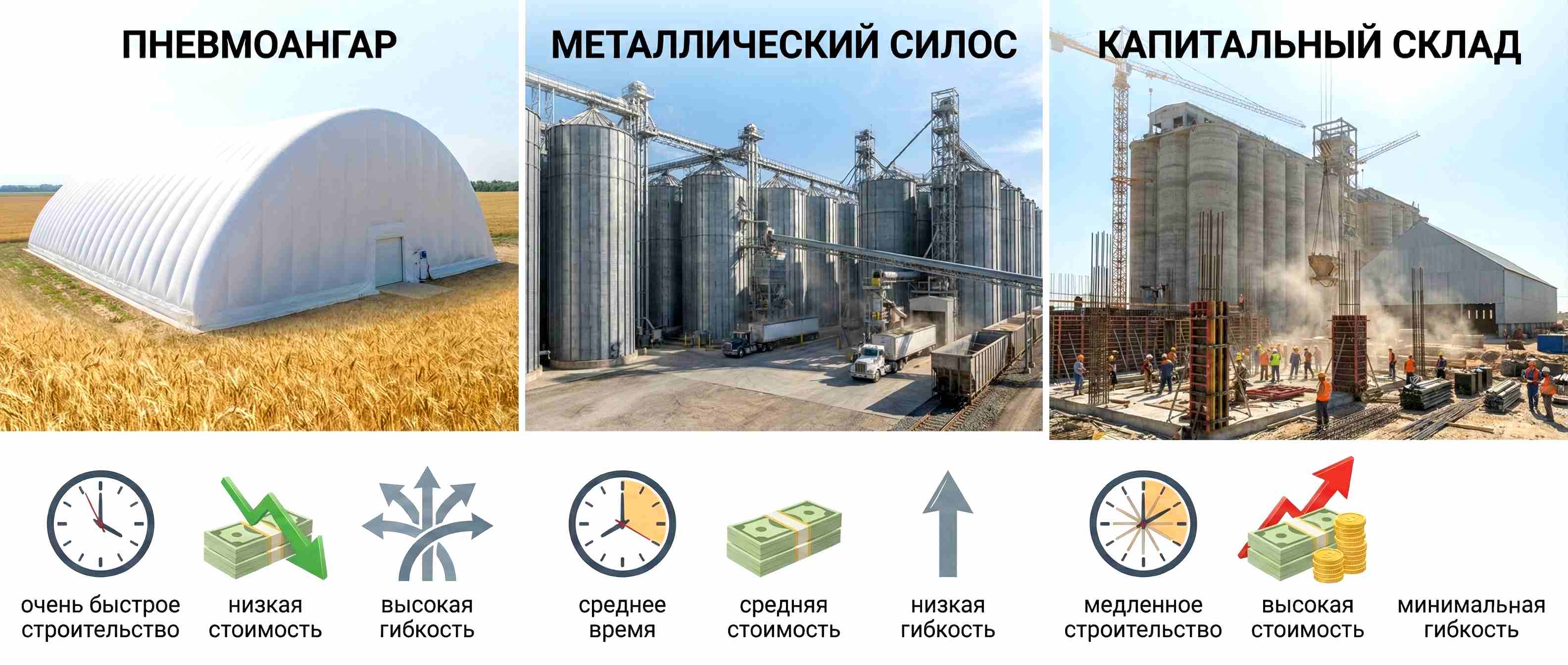 Сравнительная таблица преимуществ