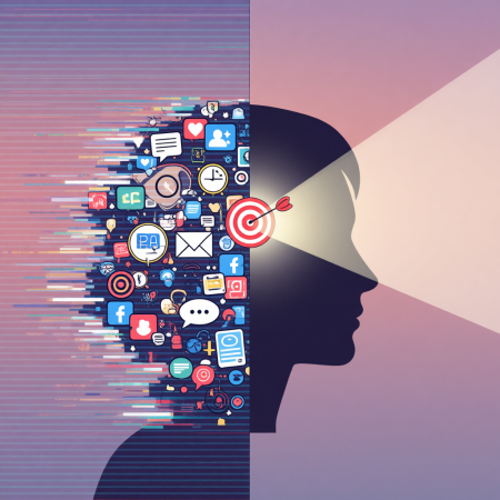 <img src="chaos-vs-focus-mind.png" alt="Переход от информационного хаоса к ясному фокусу внимания">