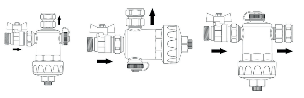 Допустимые схемы установки