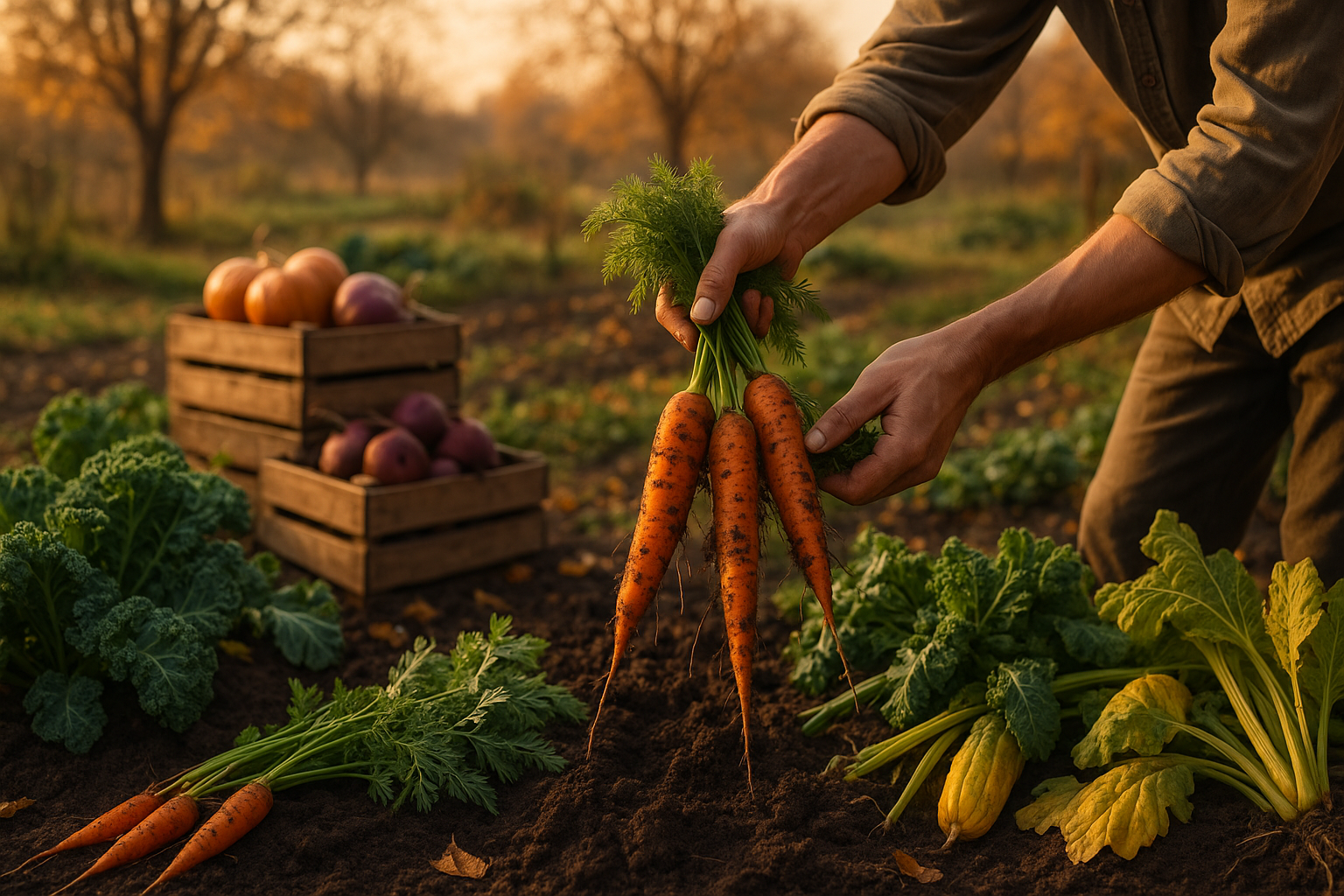 Подготовка огорода к зиме: уборка, мульчирование, обрезка