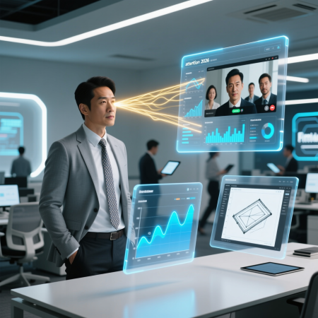 <img src="attention-switching-mastery-2026.jpg" alt="A professional mastering the skill of attention switching in a high-tech workspace in 2026">