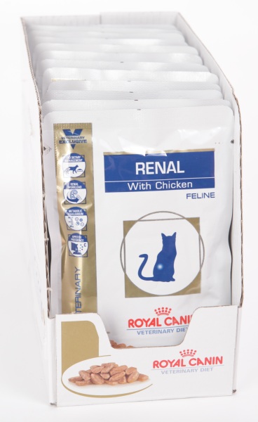 Royal Canin Renal при хронической почечной недостаточности с курицей