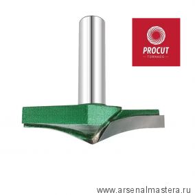 Новинка! Фреза профильная Волна 1 по древесине, фанере D 60 x 12 x 54 S 12 PROCUT 546.316014P