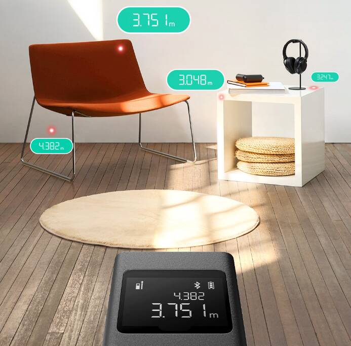 Лазерный дальномер Xiaomi Mijia Smart Laser Measure (MJJGCJYD001QW)-описание-1.jpg