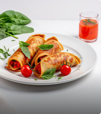 Начинка из вяленых помидоров и базилика