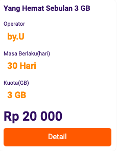 Yang Hemat Sebulan 3 GB