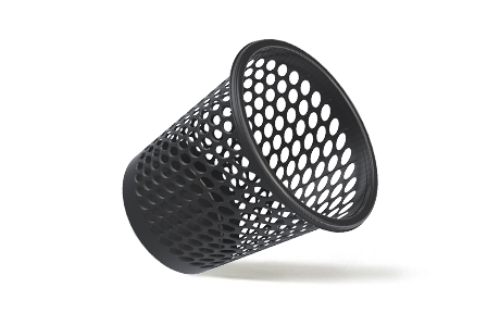 Пластиковые корзины для бумаг