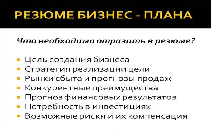 В резюме бизнес плана следует описать стратегию маркетинга