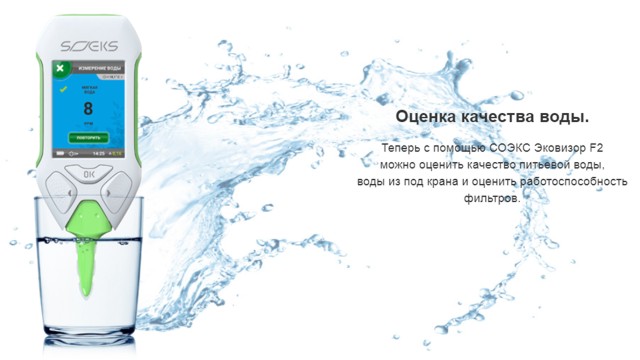 Процесс измерения качества воды