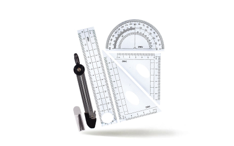 Готовальни с линейками