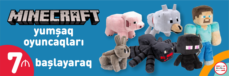 Minecraft soft toys