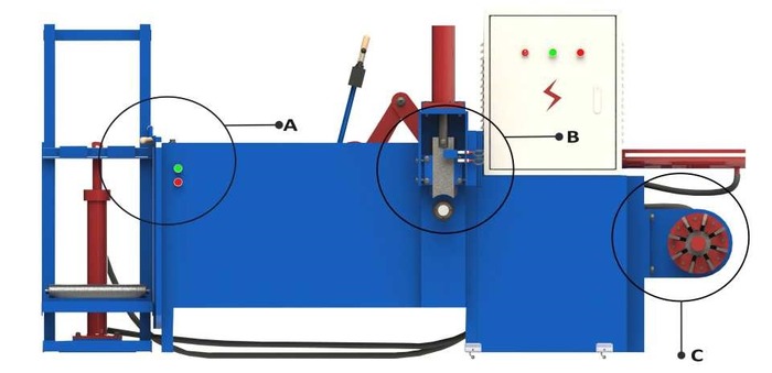 Станок для разделки электродвигателей