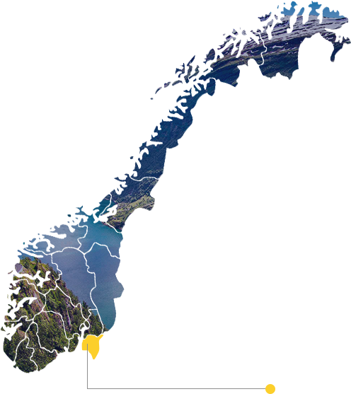 Карта Норвегии