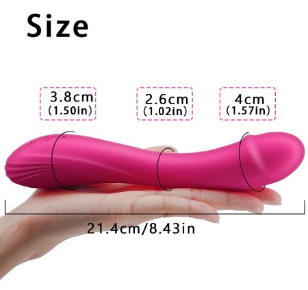 Вибратор-фаллоимитатор G-spot реалистичный HWOK, размеры