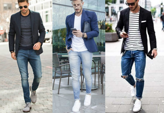 С чем носить мужской пиджак: как правильно комбинировать с другими предметами одежды