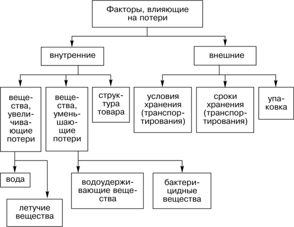 Факторы, которые могут провоцировать товарные потери