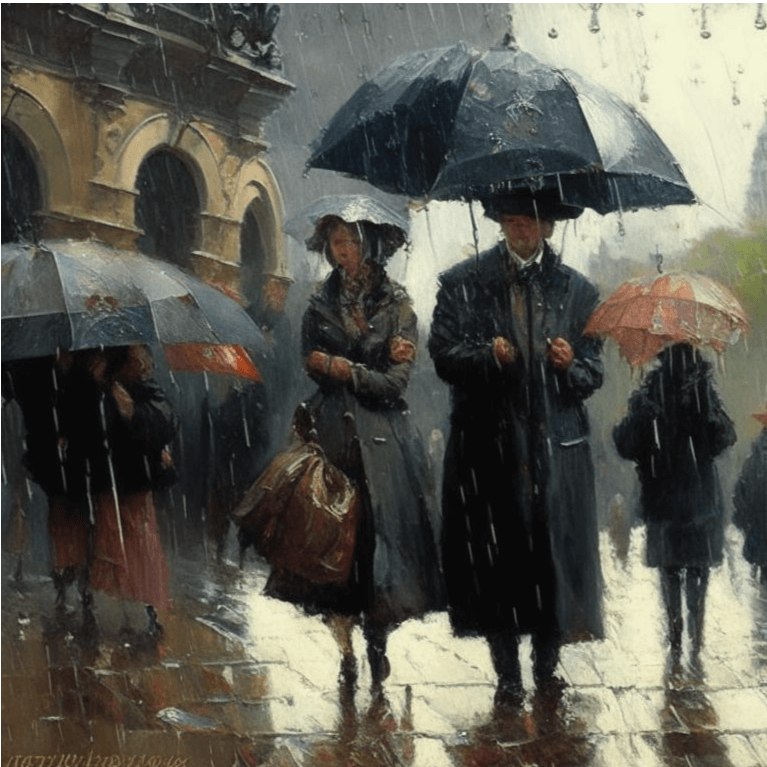 Зонты в Москве в стиле Суриков