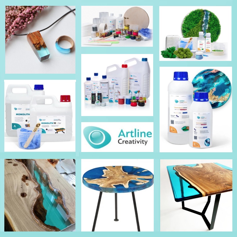 Artline Creativity - эпоксидные смолы и полимерных материалов для слэбов и украшений