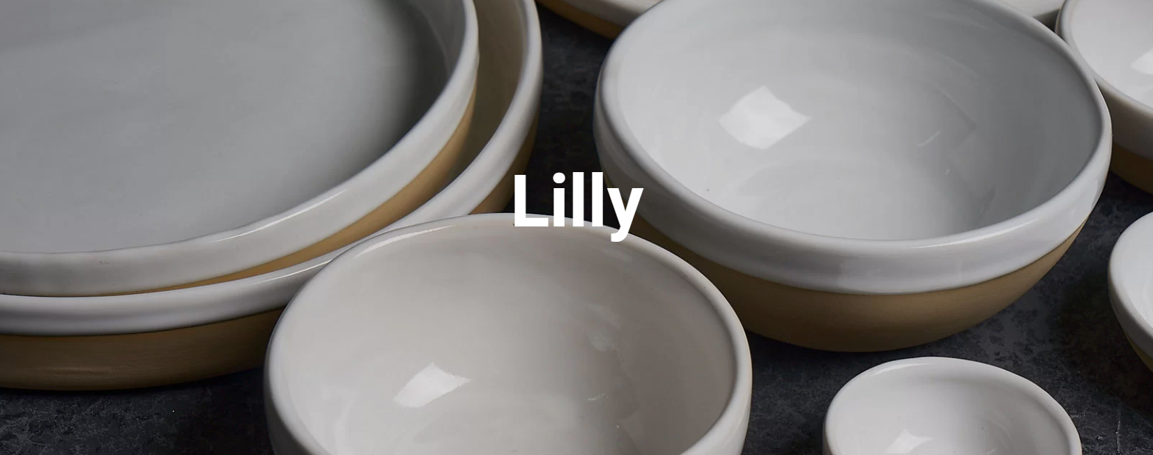 Стильная керамическая посуда ручной работы ClayVille Ceramics (Россия) серии Lilly бежевая