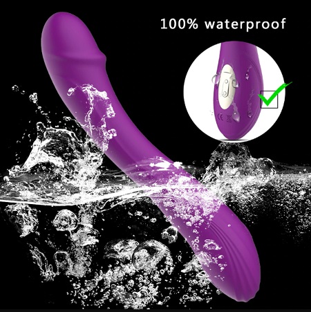 Вибратор-фаллоимитатор HWOK G-spot реалистичный, водонепроницаем 100%