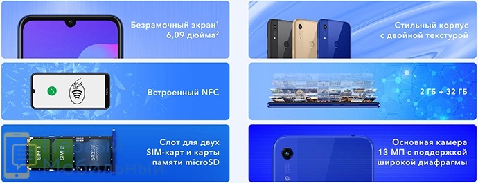 Смартфон Honor 8A