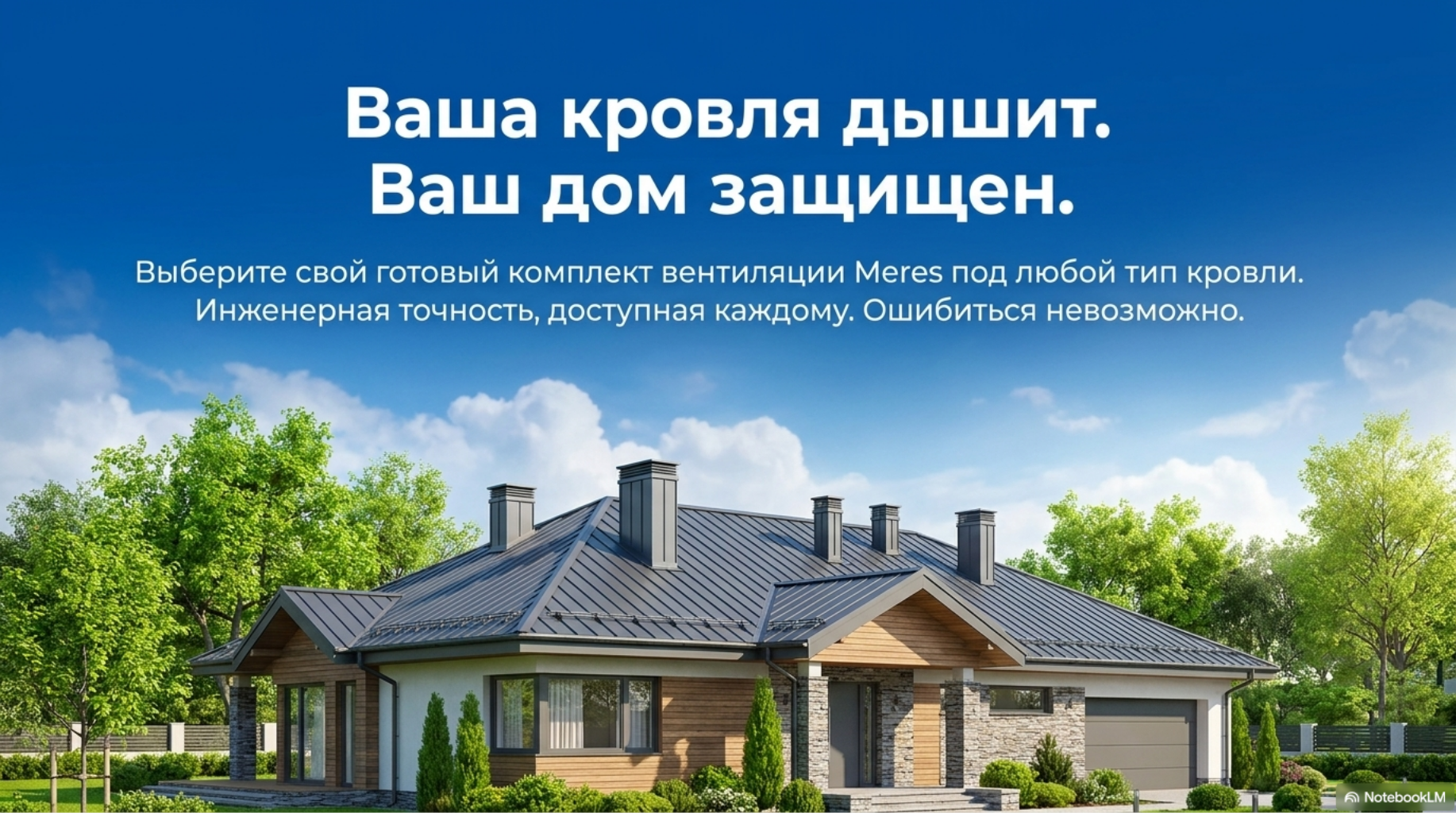 Подберите готовый комплект кровельной вентиляции в магазине "Мерес" Подберите готовый комплект кровельной вентиляции в магазине "Мерес"
