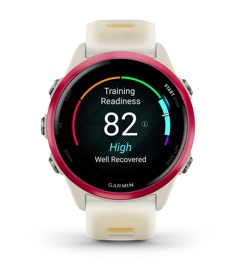 Умные часы Garmin Forerunner 570 - 42 мм сланцево-серый алюминий с черным ремешком: ГОТОВНОСТЬ К ТРЕНИРОВКЕ