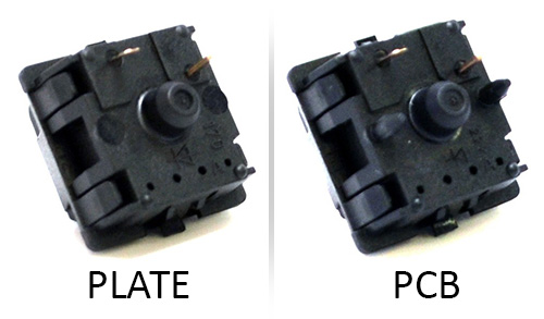 Plate mounted vs pcb mounted