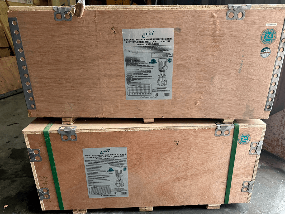 Запакованный пожарный насос Запакованный пожарный насос