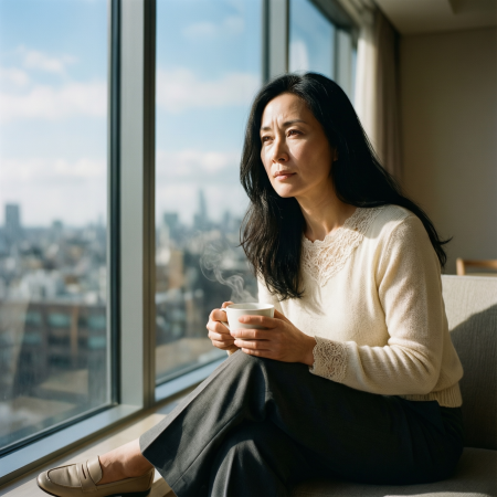 woman-reflecting-on-love-and-relationship <img src="woman-reflecting-on-love-and-relationship.jpg" alt="Middle-aged woman reflecting on her true feelings in a long-term relationship">