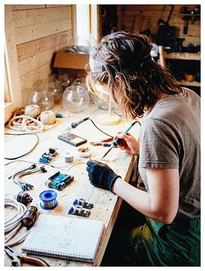 Пайка Arduino и диммерных модулей для управляемой световой инсталляции Вуд энд Рут