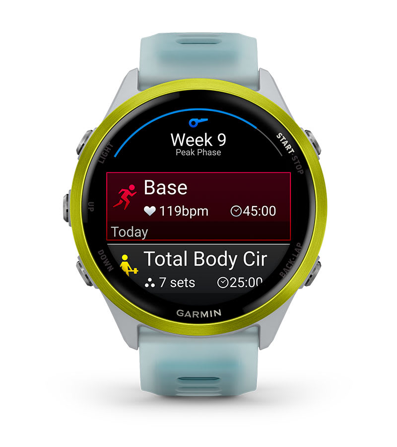 Умные часы Garmin Forerunner 570 - 47 мм сланцево-серый алюминий с черным ремешком: GARMIN COACH